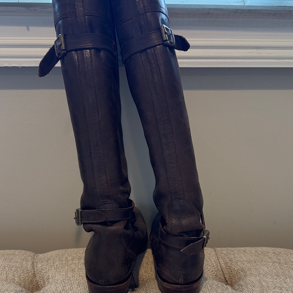 Frye Brown Riding Boots - Picture 4 of 7